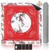 Yun-aeon Chinoiserie Mahjong Mat 32.6"x32.6" - Plum Blossom Art Non-Slip Rubber Table Cover, Noise Reduction Gaming Mat for Poker, Board Games, Card Games & Dominoes, with Dice, Manual & Velvet Bag view 1