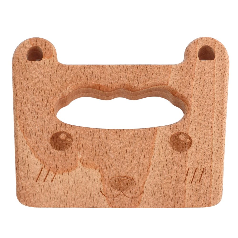 ZJchao Toddler Kitchen Tools, Kids Wooden Cutter Vegetable Fruit Knife Toy Kids Knife Kitchen Set Montessori Tools for Toddlers (Cat)