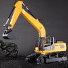 Authticar 2.4G RC Construction Truck with Excavator Set, 1:24 Scale Remote Control Construction Vehicle Model Kit with Sound and Lights view 2