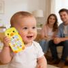 Phone Toy - 110g Pretend Smartphone with Light and Sound | Kids Early Education Toys | Interactive Role Play Phone | for Home Stroller High Chair Classroom Playroom Boys Girls Birthday Holiday view 3
