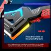 2026 New Dual Axe Blade Interstellar Spark Battle Blade, New Dual Mode LED Light Blades 7 Color Change, One Button Switch Combine Design USB Rechargeable Cosplay Gift Toy (Red*2) view 3