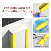 Edge Protector, L-Shaped Furniture Corner Protectors, Freely Trimmable, Suitable for Tables, Cabinets, Steps, and Windowsills(Black,120x4cm/3.9x0.13ft) view 2