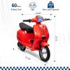 24V Electric Moped Scooter for Kids 8-14 - Motorcycle for Kids with LED Light - Electric Scooter with Seat for Children view 3