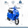 24V Electric Moped Scooter for Kids 8-14 - Motorcycle for Kids with LED Light - Electric Scooter with Seat for Children view 3