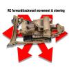 Authticar RC Bulldozer, 1:16 Scale D9R Engineer Bulldozer RC Construction Vehicle - 9-Channel 2.4GHz, 360 Rotation, Liftable Blade & Alloy Ripper, LED Lights, Full Function Remote Control Toy view 4