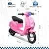 24V Electric Moped Scooter for Kids 8-14 - Motorcycle for Kids with LED Light - Electric Scooter with Seat for Children view 3
