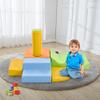 6-in-1 Toddler Foam Climbing Blocks, 6Pcs Colorful Indoor Baby Crawling Blocks, Foam Climbing Set for Toddlers 1-3 Boys & Girls view 4
