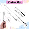 3 Pcs Adjustable Hand Puppet Control Stick, 21 Inch Metal Arm Rods for Puppets Retractable Puppet Handles Controls Rod Accessory for Plush Body Suitable view 2