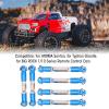 Aluminum Turnbuckle Camber Link Adjustable Camber Link with Rod Ends Upgrade Set for ARRMA Senton 1/10 RC Car (Blue) view 2
