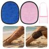 Apojgitn 2PCS Sand Remover for Beach, Sand Eraser Mitts & Storage Bag for Women, Summer Vacation Essentials, Beach Day Accessories for Kids Hawaii Trip(Blue & Pink) view 1