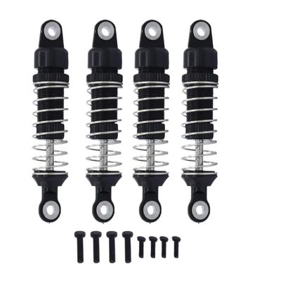 Metal Universal Shocks Absorbers Oil Threaded Damper C8801 8560 for 1/18 RC Crawler Upgrade Parts(Black)