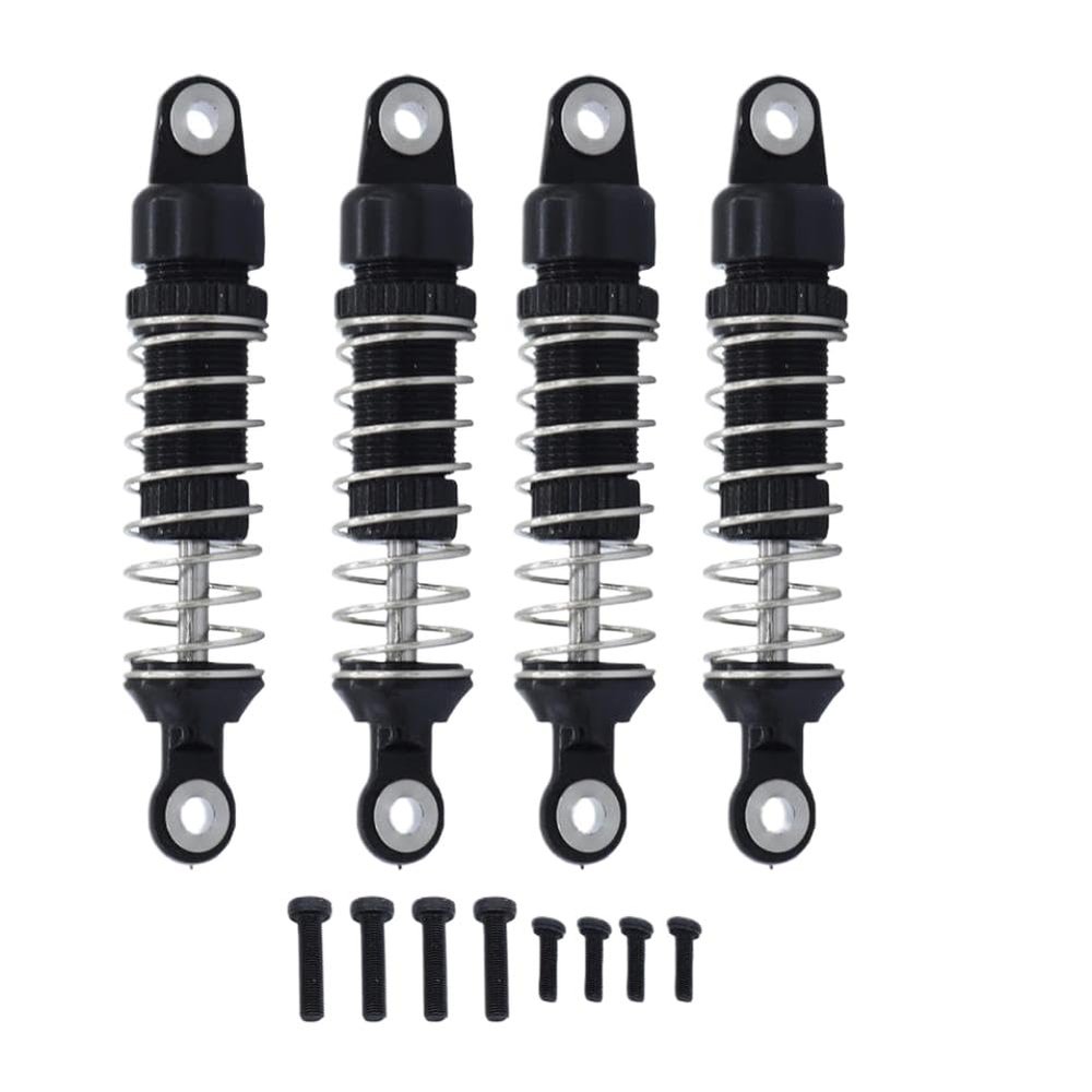Metal Universal Shocks Absorbers Oil Threaded Damper C8801 8560 for 1/18 RC Crawler Upgrade Parts(Black)