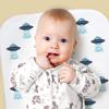 Azeeda 'UFO Beaming up a House' Baby Burp/Wash Cloth (BC00038790) view 2
