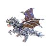 3D Metal Mechanical Dragon Model Kit, Winged Configuration Stainless Steel DIY Assembly, Modular Sci-Fi Desk Display, Adult Collector Model view 1