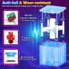 300PCS 0.8in Magnetic Blocks, 8 Strong Magnets Building Cubes Support Misaligned Stacking, Nether Theme STEM Toys for Kids 4-12, Sensory Educational Magnets Gifts for Boys Girls view 3