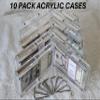10 Pack Acrylic 100 Pack Bank Note BEP Currency Display Dollar Case Frame Money Holder Money is NOT Included view 2