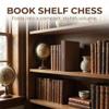 3D Style Magnetic Board Game Book Collection, 4 Assorted Tabletop Games for Adults: Chess, Sea Battle, Four in a Row & Cowboy Theme Word Guessing Game, Bookshelf Edition (Chess) view 2