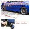 Universal Car Side Skirt 8 Pcs 2.2m Winglet Splitters Lip Side Spoiler Compatible for VW for Polo for Golf Mk5 Mk6 Mk7 for Jetta for Passat(Glossy Black) view 4