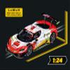 Carrera 23988 Ferrari 296 GT3 Frikadelli Racing, No.1 24H Nurburgring 1:24 Scale Digital 124 Slot Car Racing Vehicle view 3