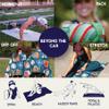 Sprints Athletic Running Towel, Full-Sized, Car Seat Cover - Performance Microfiber (Adobe Echo w/Snaps) view 3