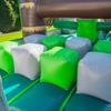 HeroKiddo 20x 8x 9 T-Rex Dinosaur Theme Inflatable Obstacle Course, 100% Commercial Grade PVC, Includes Blower, Backyard Wet/Dry Fun for Kids and Adults, Large Mesh Windows for Easy Supervision view 4