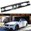 Carbon Fiber Side Skirt Bumper Apron Extension s for 3 Series E92 E93 M3 2009-2013 Car Styling view 2