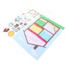 DouWen MO Room Decor Felt Story Board Set 40.16x29.53in, Felt Storytelling Board for Preschool Learning Activities, Interactive Felt Board with 39 Furniture Pieces for Kids Age 3+ view 4