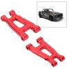 1 Pair Aluminum RC Rear Lower Suspension Arms, Replacement for SG 1603 1604 1/16 RC Car, Lightweight Durable Swing Arm with Vibration Reduction for Off - Road Racing (Red) view 2