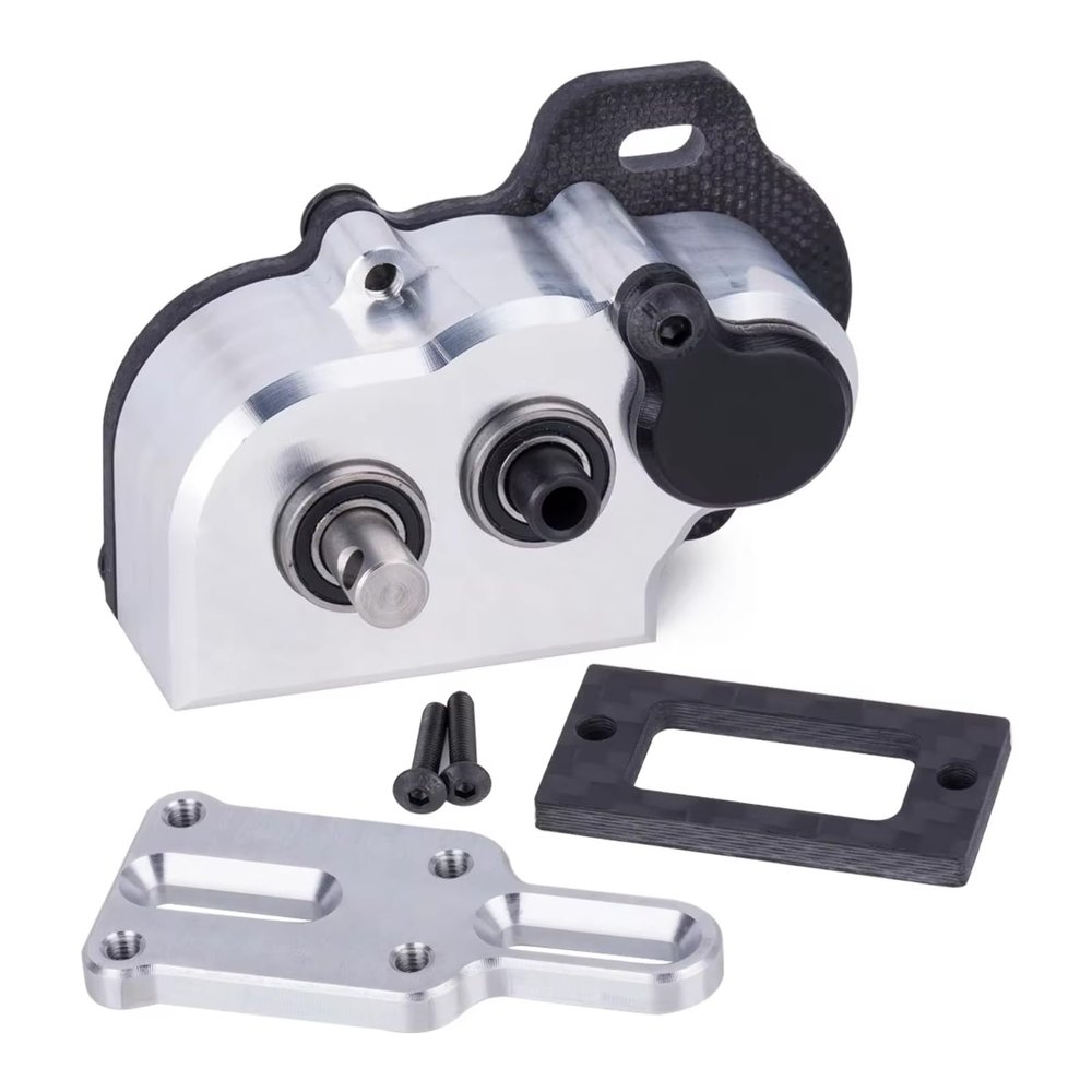 For Capra F9 For SCX10 III AR45 1/10 RC Crawler For LCG Chassis Axle CNC Machined Ultralight Portal Transmission 48Pitch Tiny Gearbox Rc Accessories Parts