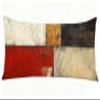 Long Body Pillow for Adults 16x55 Inch, Rust Bed Pillows Soft Support Grey Double Sided Print Linen Throw Pillows Covers, for Side Sleeping Pregnant Pillow with Zipper for Home Bed Room Decor J0-1049 view 1