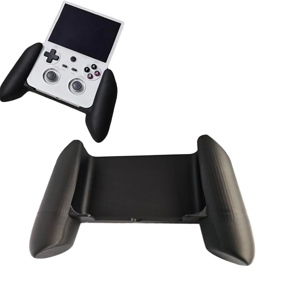 Ergonomic 3D Printed Handle Grip for Anbernic RG477V Game Console Holding Handle Anti-Slip Stable Comfortable DIY Controller Grip Accessories Suitable for Playing Fighting,Action and Other Games