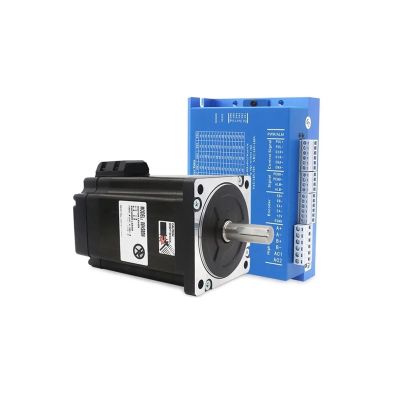 FOTCFATEV 86 high-Speed Closed-Loop Stepper Electronic Starter Driver Set 4.5NM 8.5NM 12NM Hybrid servo HBS 86 H Send Three-Meter Encoder Cable(86HS85N)