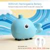 Water Table Pump(Huge Water Output), 3 Spray Modes, 4 Hours Non-Stop Fun IPX7 Waterproof, Outdoor Water Toys Outside Water Play Table Accessories for Kids Toddlers, Blue view 4