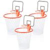 3sets Basketball Trash Can with Basketball Hoop,Mini Basketball Hoops,Basket-Ball Wastebasket Includes Clip On Basketball Hoop,Fun Basketball Gift,Garbage Can for Office,Classroom, Living Room,Gym view 1