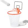 3sets Basketball Trash Can with Basketball Hoop,Mini Basketball Hoops,Basket-Ball Wastebasket Includes Clip On Basketball Hoop,Fun Basketball Gift,Garbage Can for Office,Classroom, Living Room,Gym view 2