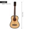 1/6 Wooden Guitar Model for 12inch Doll, Miniature Musical Instrument Decoration with Mounting Bracket, Realistic Guitar Accessory for Dollhouse Scene view 3
