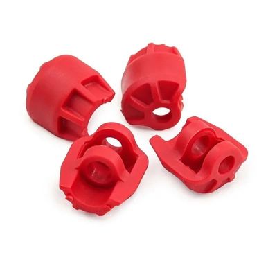4pcs Plastic Shock Cap Protector for 1/7 Arrma Felony Limitless Infraction Fireteam Mojave RC Car Upgrades Parts(Red)