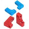 For Tamiya For TT02 XV01 TB03 For TT-02 XV-01 TB-03 1/10 2Pcs Metal Servo Bracket RC Car Parts Accessories Models(Red) view 3
