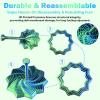 9 Pcs 3D Printed Fidget Toys with Detachable Handle, Changing Spiral Stress Relief Star with Sound3-d Transformable Expanded Sensory Set for Adults& Kids,Figet Print Round Toy for Office DeskLSL view 3