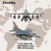 Eairsoky 1:72 Scale 50th Anniversary F-16C Wild Weasel Fighter Die-cast Aircraft Model Military Airplanes Alloy Models for Collection or Gift view 3