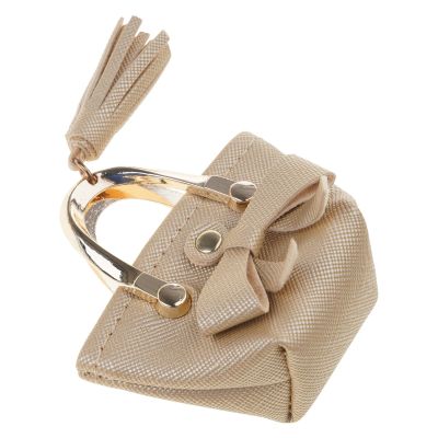 KRYTJACZ Stylish Small Handbag for Dolls Fashionable Bowknot Action Figures Photo Props Small Bag for 1/6 Dolls Accessories Dollhouses Shopping Bag