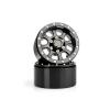 1/10 RC Crawler Car Aluminum Beadlock 2.2" Wheel Rim for TRX4 TRX6 SCX10 II III for Wraith Parts Accessories confident view 1