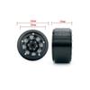 1/10 RC Crawler Car Aluminum Beadlock 2.2" Wheel Rim for TRX4 TRX6 SCX10 II III for Wraith Parts Accessories confident view 3