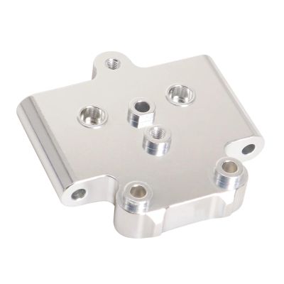 For Tamiya DT04 1/10 Aluminum Front Suspension Pin Mount Upgrades RC Truck Model Accessory Replace Modified Upgrade Parts Rc Accessories Parts(Silver)