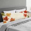 Long Body Pillow for Adults 20x71 Inch, Plant Bed Pillows Leaves Double Sided Print Linen Throw Pillows Covers, for Side Sleeping Pregnant Pillow with Zipper for Home Bed Living Room Decor J0-979 view 2