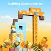VNLINA Magnetic Blocks Building Toys - 154PCS Magnet Building Blocks Set Construction Cubes STEM Sensory Stacking Kids Toys for Boys Girls view 2