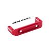 1 10 RC Crawler Aluminum Servo Mount Compatible with UTB10 Vanquish F9 III Portal Axle SOA 4WD Cheater Rigs(Red) view 1