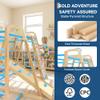 GarveeLife 7-in-1 Jungle Gym Playset, Indoor Kids Wooden Climber Playset, Kids Indoor Playground Climbing Playsets view 3