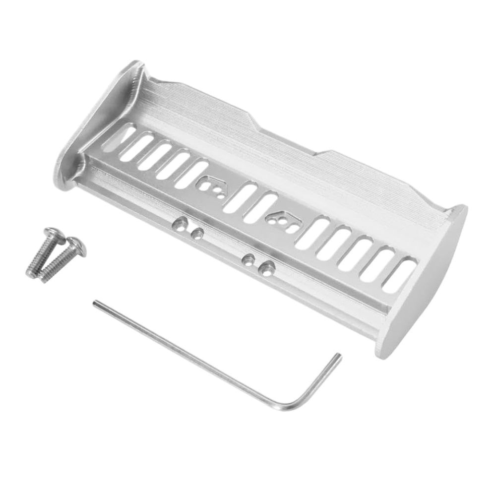 Aluminum Metal Tail Wing 1 16 16101 16102 16201 Compatible with Remote Control Car(Silver)