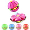 Schythely Magic Bouncing Ball with 6 Light,Pop up, Meta Ball Metaball Transforming Design Flying Saucer Bouncy Interactive Bouncing Balls for Parent-Child Interaction (Pink) view 1